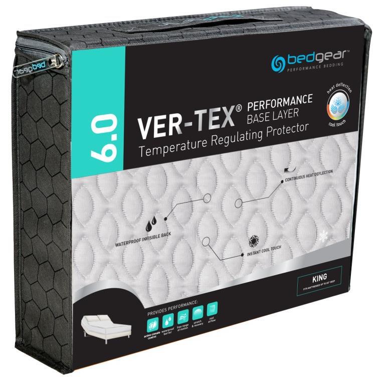 Bedgear VerTex Mattress Protector Twin Long HomeWorld Furniture